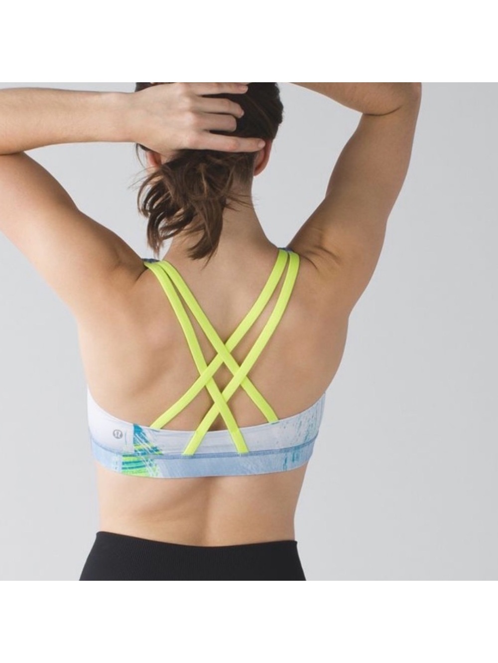 Lululemon Energy Bra Wind Chill White Lullaby / Ray 6